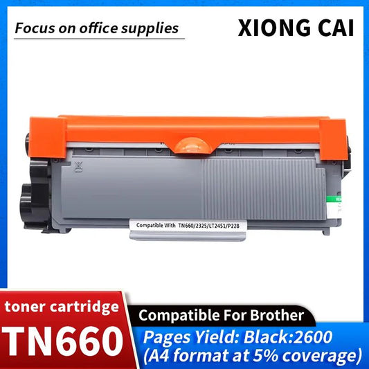 12 Month Warranty : TN660 TN2320 Compatible Toner Cartridge for Brother HL & DCP Series Printers